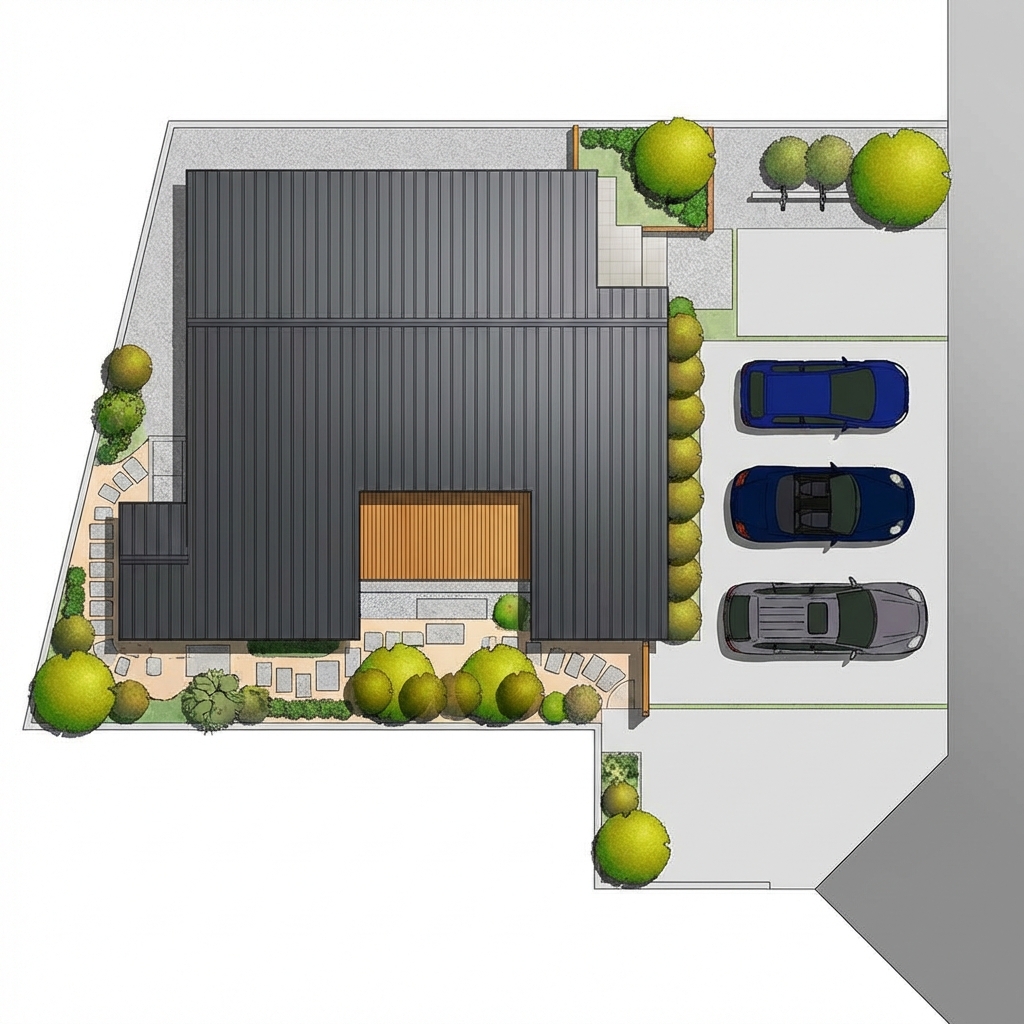 敷地配置イメージ