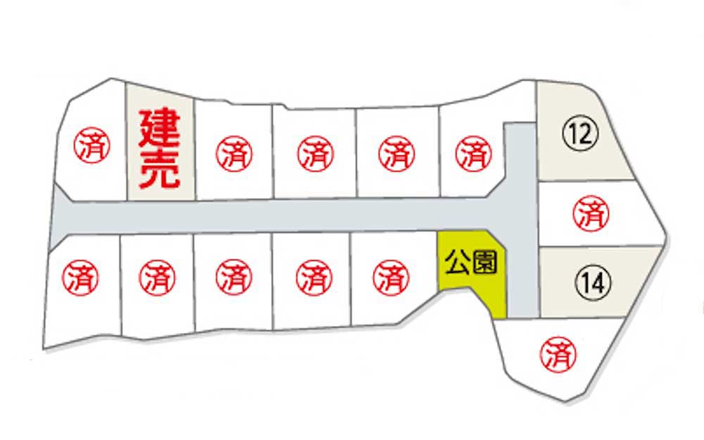 フォレストガーデン厚狭 区画図