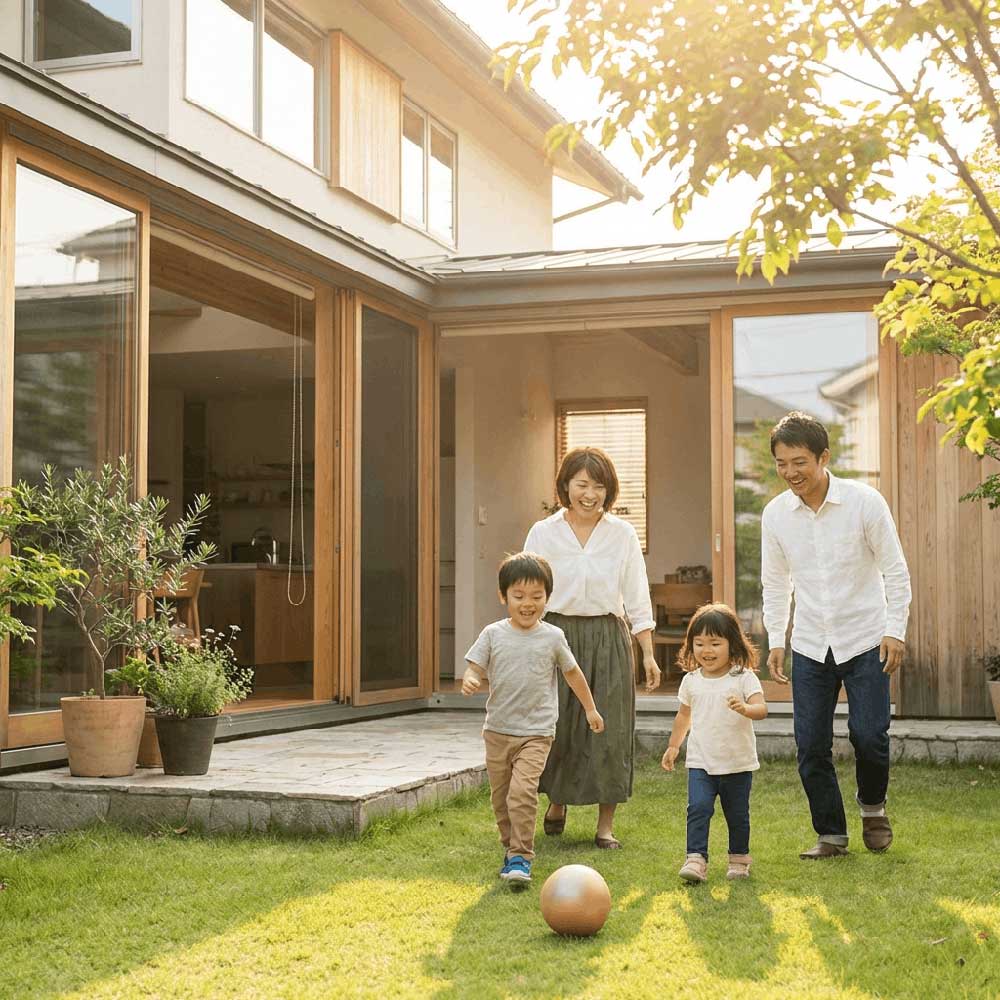 幸せな家族のイメージ